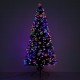 Brad de Craciun artificial, Homcom, 27 LED-uri stelute, 180 cm