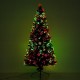 Brad de Craciun artificial, Homcom, 27 LED-uri stelute, 180 cm