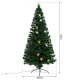Brad de Craciun artificial, Homcom, 27 LED-uri stelute, 180 cm