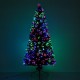 Brad de Craciun artificial, Homcom, 27 LED-uri stelute, 180 cm