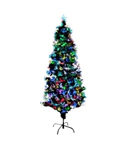 Brad de Craciun cu fibra optica, 120 cm, multicolor