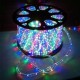 Furtun Luminos LED, 50 metri, lumina multicolor, 8 jocuri de lumini, de exterior