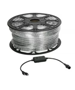 Furtun luminos LED, ECD Germany, instalatie, rola 50 m, multicolor, 36 LED-uri/m, protectie umiditate IP44, inclusiv transformator Furtun luminos LED, ECD Germany, instalatie, rola 50 m, multicolor, 36 LED-uri/m, protectie umiditate IP44, inclusiv transformator