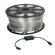 Furtun luminos LED, ECD Germany, instalatie, rola 50 m, multicolor, 36 LED-uri/m, protectie umiditate IP44, inclusiv transformator