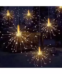 Instalatie 5 artificii decorative, diametru 34 cm, lungime 5M, slp42, alb cald Instalatie 5 artificii decorative, diametru 34 cm, lungime 5M, slp42, alb cald