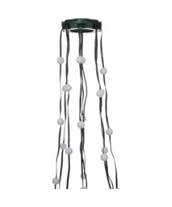 Instalatie de brad cu telecomanda si 64 de lumini cu LED