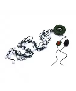 Instalatie de brad cu telecomanda si 64 de lumini cu LED