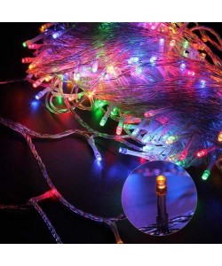 Instalatie de Craciun Fir Transparent Tip Sir 100 m 800 LED -uri Multicolor