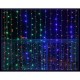 Instalatie de Craciun MAGIC CHRISTMAS, tip perdea ploaie, 8x1 m, 300 leduri, multicolor, MC019M