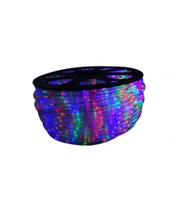 Instalatie de craciun tip furtun luminos , pentru exterior , lungime 20 metri , 8 jocuri de lumini , controler inclus , lumina multicolor