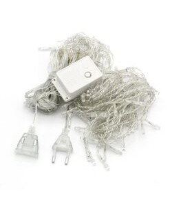 Instalatie De Craciun Tip Perdea, 8m X 1m,alba