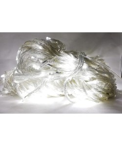 Instalatie de Craciun Tip Ploaie 8 x 1 m 300 LED -uri Alb Rece Interconectabila