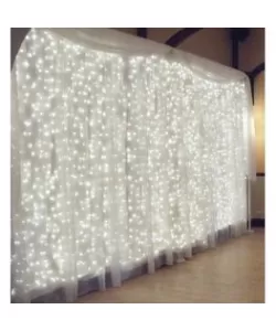 Instalatie de Craciun Tip Ploaie 8 x 1 m 300 LED -uri Alb Rece Interconectabila Instalatie de Craciun Tip Ploaie 8 x 1 m 300 LED -uri Alb Rece Interconectabila