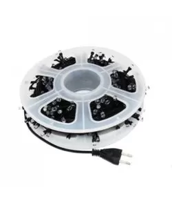 Instalatie de Craciun tip rola Multicolora, 100m, 1000 led-uri, fir negru Instalatie de Craciun tip rola Multicolora, 100m, 1000 led-uri, fir negru