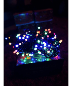 Instalatie decorativa pentru Craciun/Brad - 200 LED-uri multicolore (18 metri)