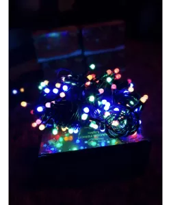 Instalatie decorativa pentru Craciun/Brad - 200 LED-uri multicolore (18 metri) Instalatie decorativa pentru Craciun/Brad - 200 LED-uri multicolore (18 metri)