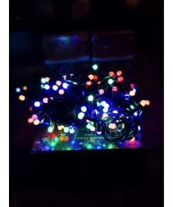 Instalatie decorativa pentru Craciun/Brad - 200 LED-uri multicolore (18 metri) Instalatie decorativa pentru Craciun/Brad - 200 LED-uri multicolore (18 metri)