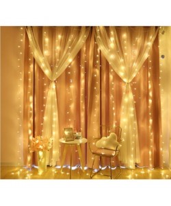 Instalatie Luminoasa Perdea 3m cu 200 LEDuri de 2m(h), Lumina Calda, Conectabila 21m