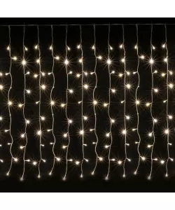 Instalatie perdea 8 m / 1 m, 384 leduri, alb cald, Domi Party &Gifts Instalatie perdea 8 m / 1 m, 384 leduri, alb cald, Domi Party &Gifts