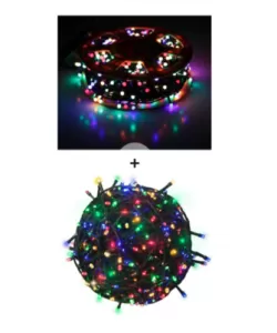 Pachet promo: Instalatie de Craciun Multicolor Tip Rola, MENTON , Liniara, 50m, 500 leduri 6025RB / ghirlanda lunga , Utilizare Exterior-Interior ,Model A100 + Instalatie pom de Craciun, 5m 140 Bec, Multicolor Pachet promo: Instalatie de Craciun Multicolor Tip Rola, MENTON , Liniara, 50m, 500 leduri 6025RB / ghirlanda lunga , Utilizare Exterior-Interior ,Model A100 + Instalatie pom de Craciun, 5m 140 Bec, Multicolor