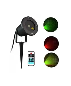 Proiector Laser, Metalic Pentru Exterior Cu Telecomanda, Temporizator Si Jocuri De Lumini Proiector Laser, Metalic Pentru Exterior Cu Telecomanda, Temporizator Si Jocuri De Lumini