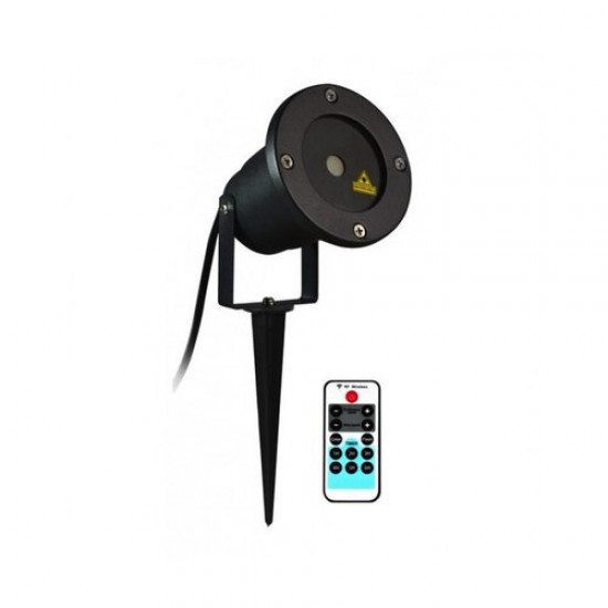 Proiector Laser, Metalic Pentru Exterior Cu Telecomanda, Temporizator Si Jocuri De Lumini Proiector Laser, Metalic Pentru Exterior Cu Telecomanda, Temporizator Si Jocuri De Lumini