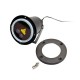 Proiector LED T 3D Metalic Ambiental Interior/Exterior cu 8 Efecte de Lumini Miscatoare si Telecomanda