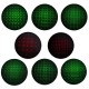 Proiector LED T 3D Metalic Ambiental Interior/Exterior cu 8 Efecte de Lumini Miscatoare si Telecomanda