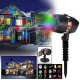 Set - 1 x proiector pentru exterior cu 12 pelicule, 1000 culori + 1 x instalatie cu led-uri multicolore, 100 m
