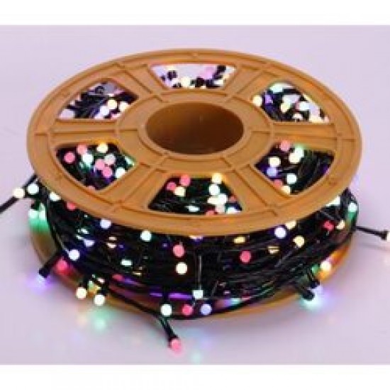 Set - 1 x proiector pentru exterior cu 12 pelicule, 1000 culori + 1 x instalatie cu led-uri multicolore, 100 m