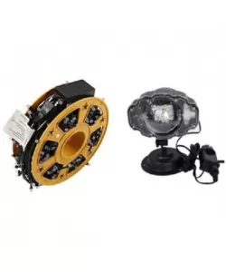 Set decorare Craciun - proiector fulgi de zapada cu 4 culori pentru exterior + instalatie liniara multicolora 40 m pentru exterior Set decorare Craciun - proiector fulgi de zapada cu 4 culori pentru exterior + instalatie liniara multicolora 40 m pentru exterior