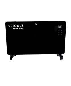 Convector electric de podea WIFI Detoolz , 2000W, 2 trepte, Negru