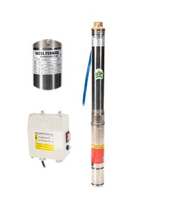 Pompa submersibila Micul Fermier 75QJD 1.8-54/15-0.55, 0.75 KW, 3000 l/h