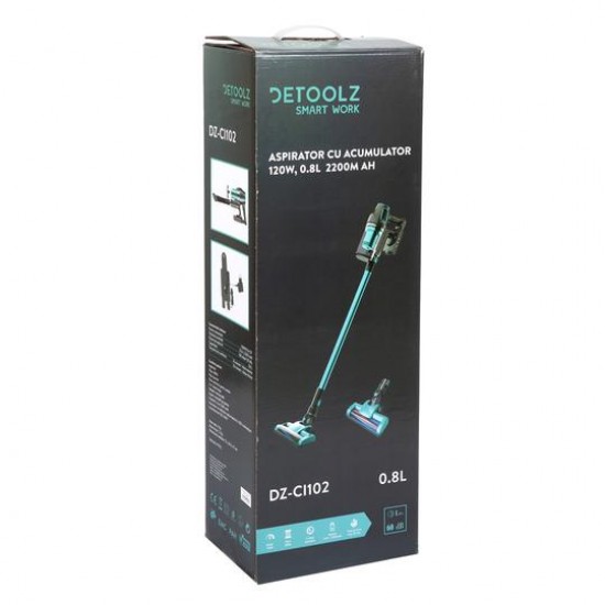 Aspirator cu acumulator 120W, 0,8L 2200mAh Aspirator cu acumulator 120W, 0,8L 2200mAh