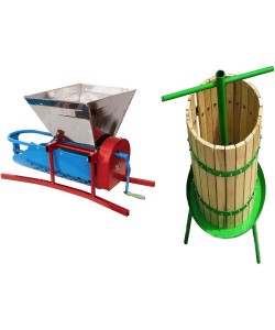 Zdrobitor de struguri cu desciorchinator  + Teasc pentru struguri