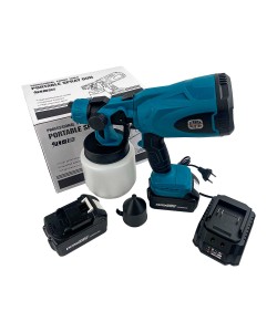 Pistol de Vopsit German Meister cu 2 Acumulatori, 24V, 5Ah