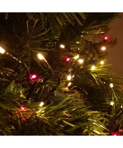 Instalatie de Craciun, 5 m , LED-uri Multicolore, Diferite moduri de luminare