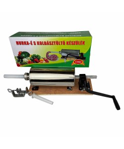 Masina de Facut Carnati 4L din INOX Blat din Lemn