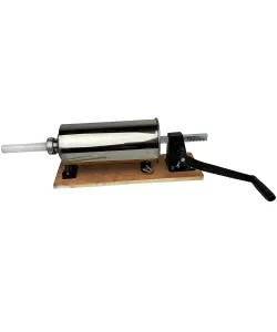 Masina de Facut Carnati 4L din INOX Blat din Lemn Masina de Facut Carnati 4L din INOX Blat din Lemn