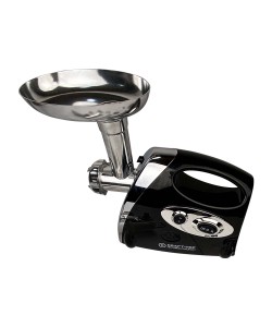 Masina de tocat carne Craft-Tec Neagra 3500W, Accesorii rosii, carnati, chiftele, 3 site, functia revers, motor cupru