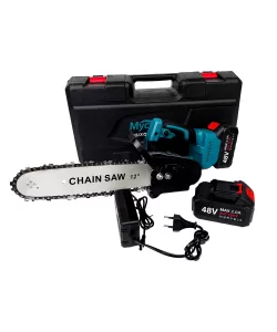 Drujba Electrica Myctahi cu 2 Acumulatori, 48V, 2Ah, Lama 30CM Drujba Electrica Myctahi cu 2 Acumulatori, 48V, 2Ah, Lama 30CM