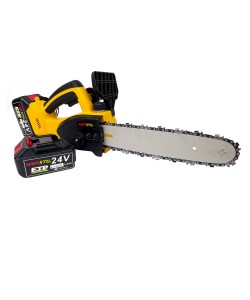 Drujba Electrica Werstil Lama 30CM, cu 2 Acumulatori 24V, 5Ah, Galbena