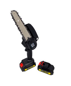 MiniDrujba German Meister, 36V, 5Ah, 2 Acumulatori, Lama 15CM, Neagra