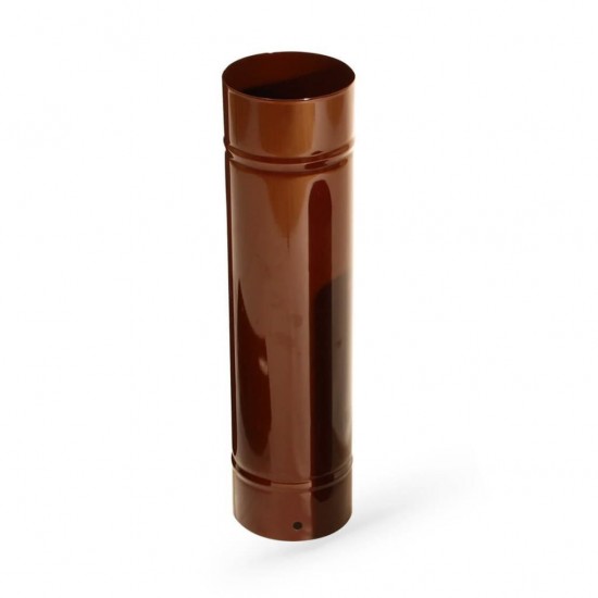 Burlan emailat evacuare fum, maro, 120 mm x 70 cm