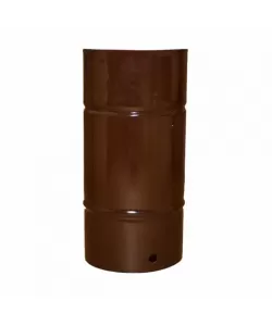 Burlan emailat evacuare fum, maro, 130 mm x 25 cm