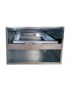 Afumatoare din otel inoxidabil cu geam