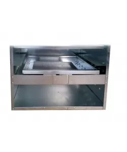 Afumatoare din otel inoxidabil cu geam