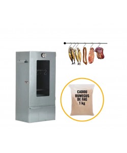 Afumatoare din otel inoxidabil cu geam