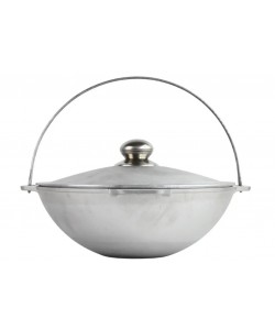 Ceaun asiatic aluminiu alimentar, capacitate 6 litri 