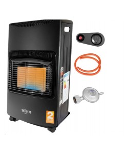 Soba pe gaz GPL pliabilă , 4,20 kW , 3 trepte de putere , 20-80 m² , Regulator GPL + Furtun GPL 1,5 m